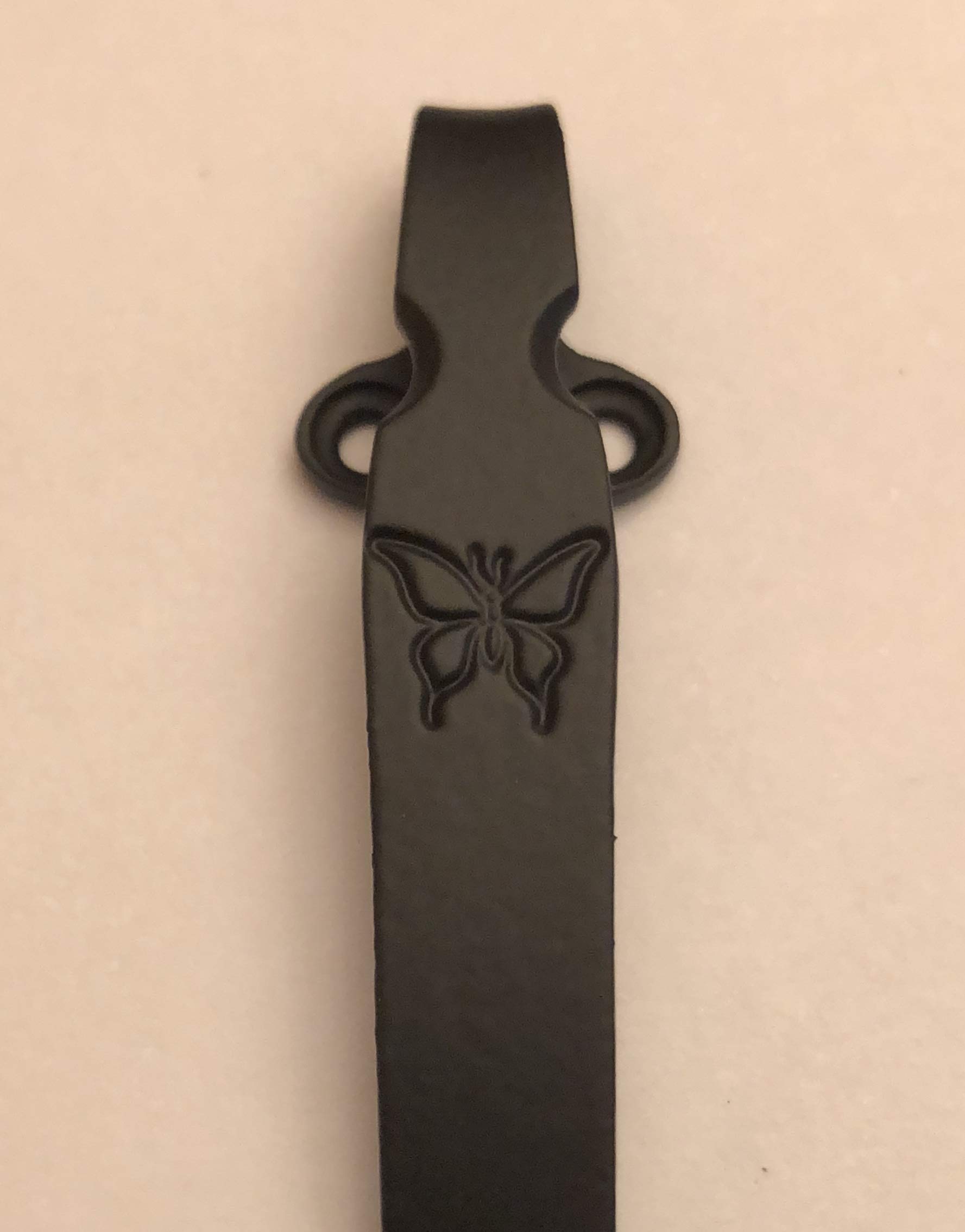 Black Titanium Deep Pocket Clip For Benchmade Griptilian 551BK 550SBK 553BK 551 553 550 Knife with Swallowtail Butterfly