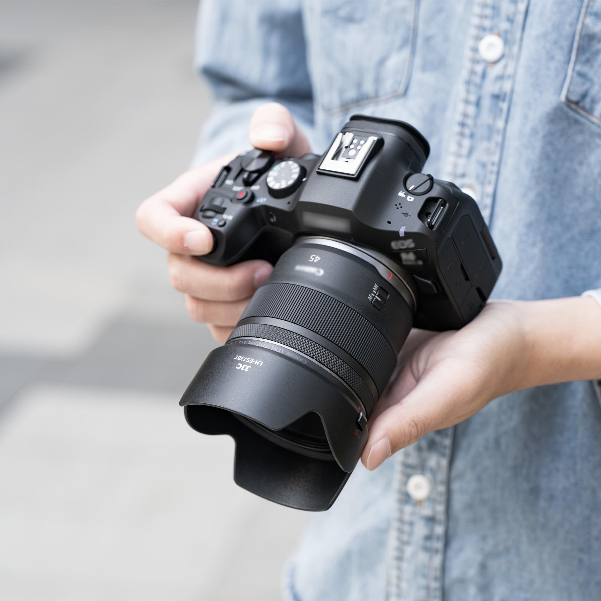 Amazon | JJC ES-73B 可逆式 花形レンズフード Canon RF 45mm F1.2 STM