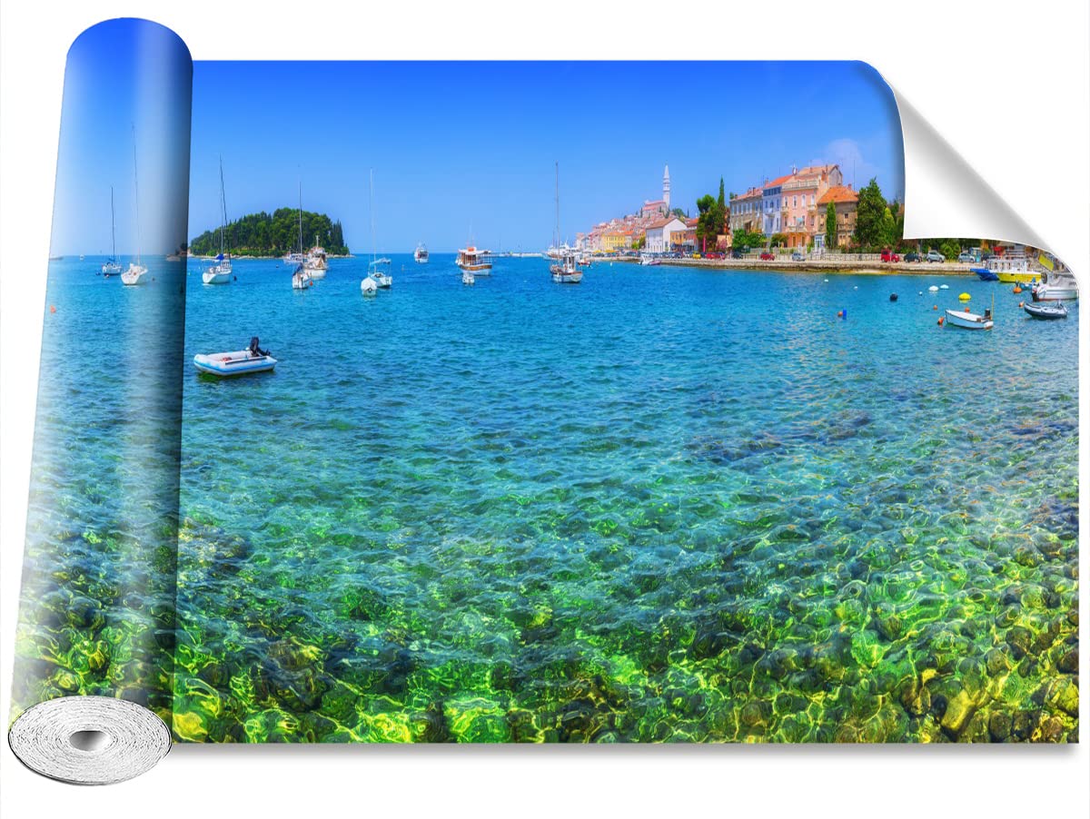 Papier peint mer Adriatique Tulup évadez-vous depuis votre salon