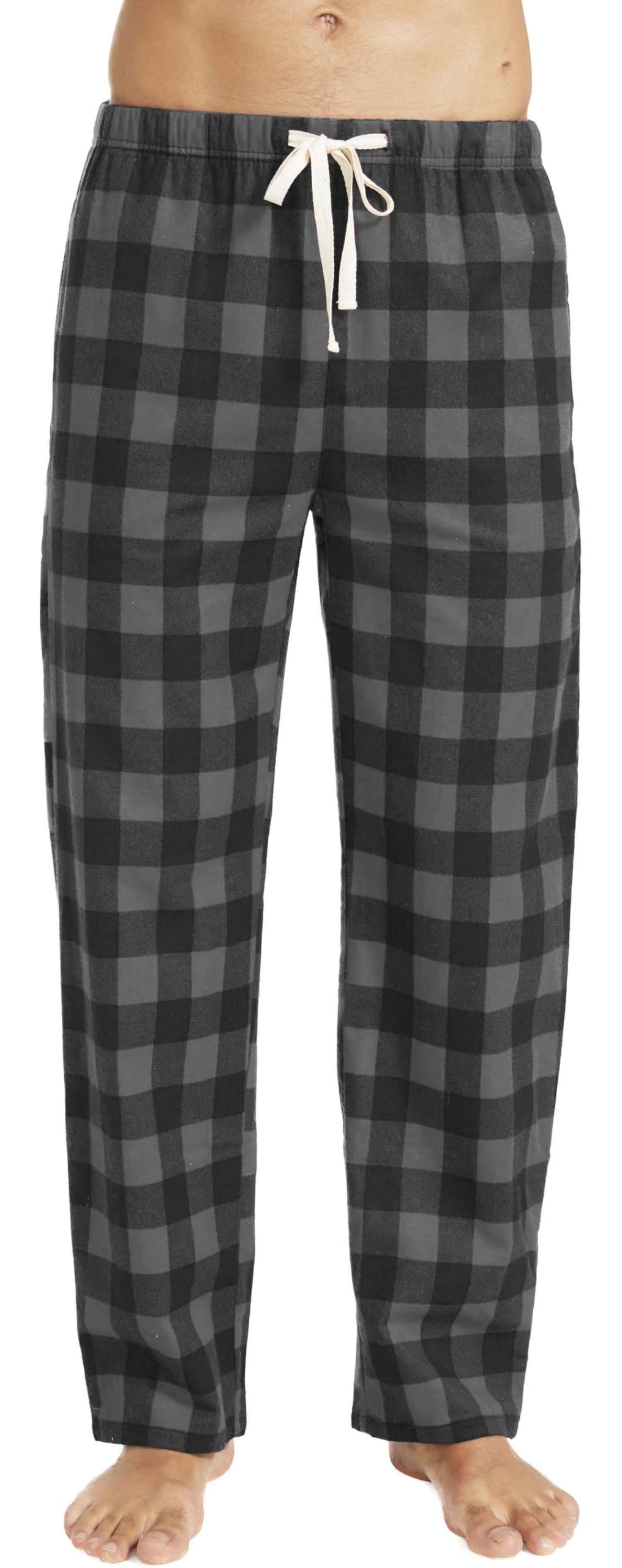 HiddenValorMens Plaid Cotton Pajama Lounge Pants