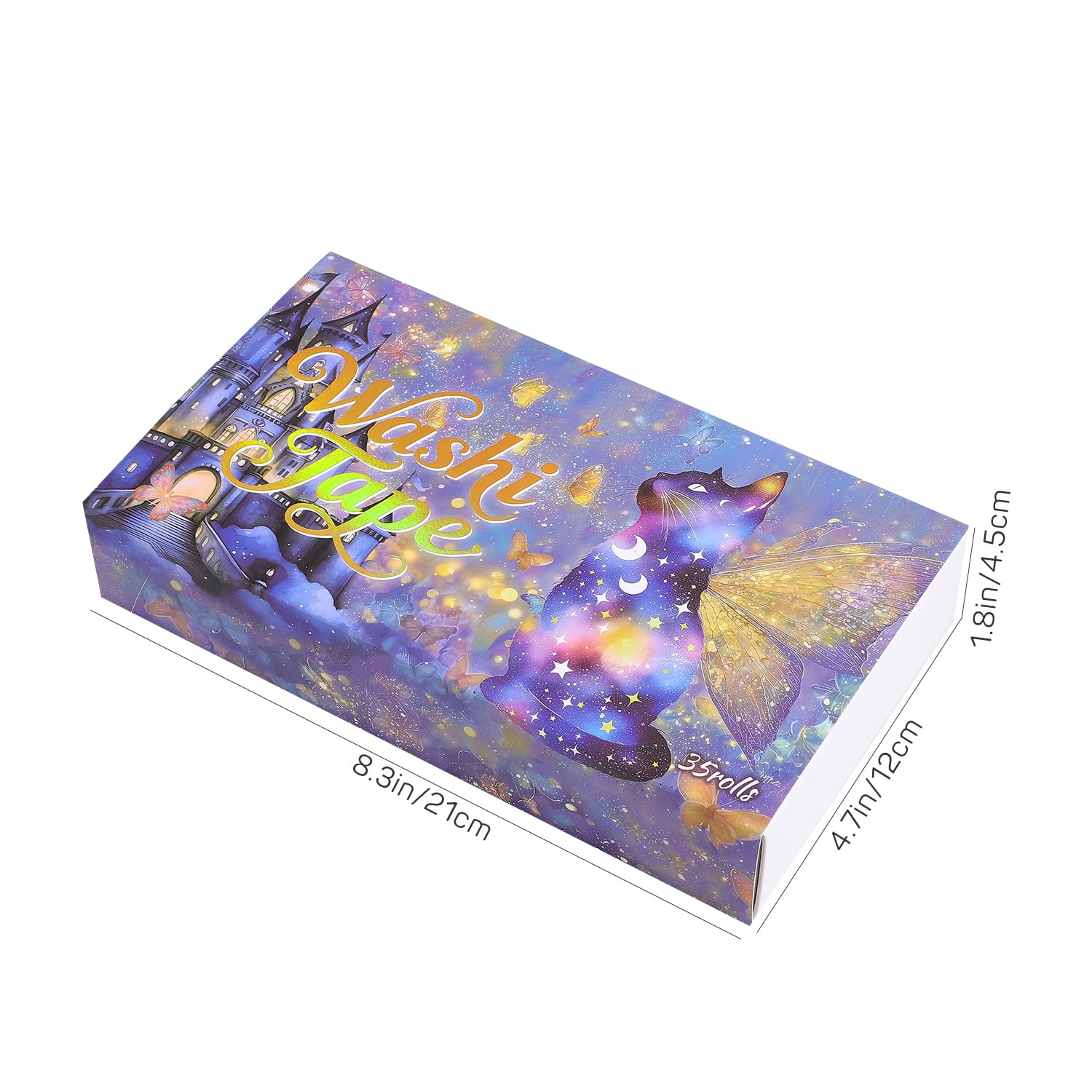 Purple Washi Tape Set - 35 Rolls Butterfly Designs -2 Purple Washi Tape Set - 35 Rolls Butterfly Designs -2