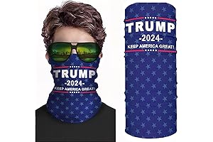 Patriot-Centric Mask: Trump 2024 Multipurpose Bandana