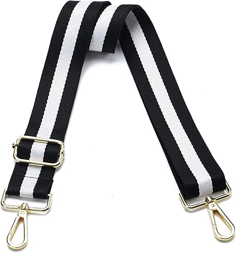 Miniatura 105 de Correa para bolso con herrajes dorados de repuesto, correa para bolso cruzado, correa ancha ajustable para colgar al hombro