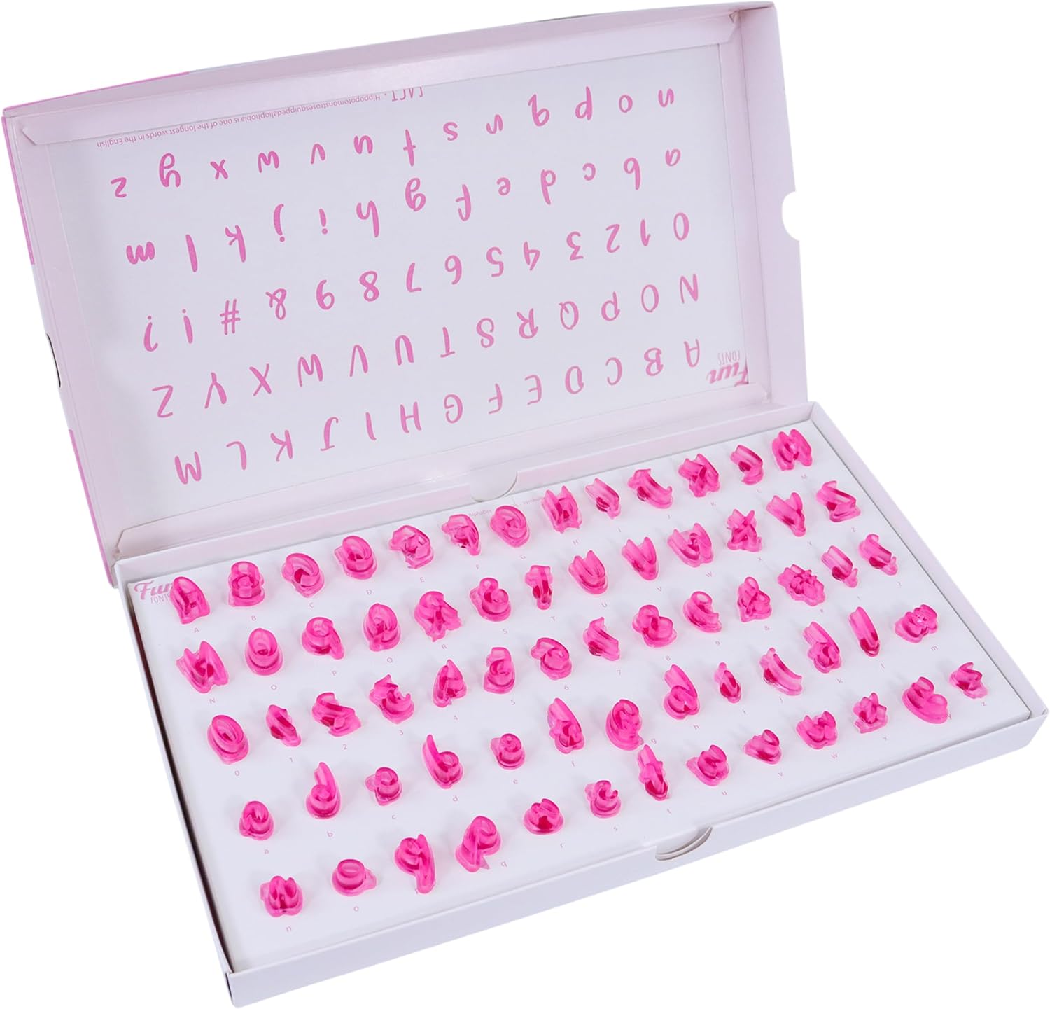 PME Fun Fonts Stamping Set, Cookie & Cupcake Collection 3