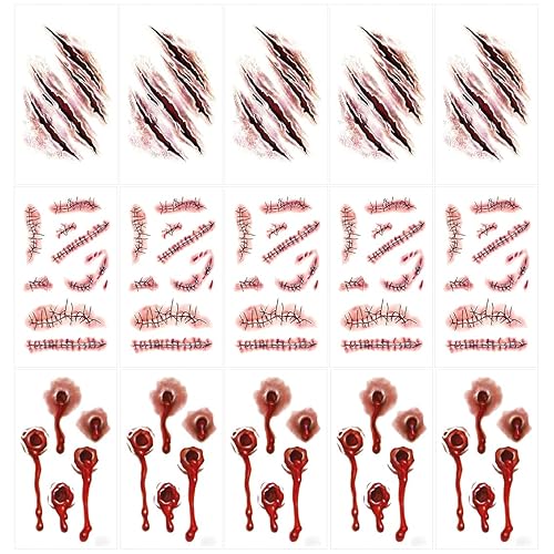 Miniatura 7 de Tatuaje temporal de labios de San Valentín, calcomanías de tatuaje con estampado de labios, rojo y negro, impermeables, tatuajes falsos para adultos