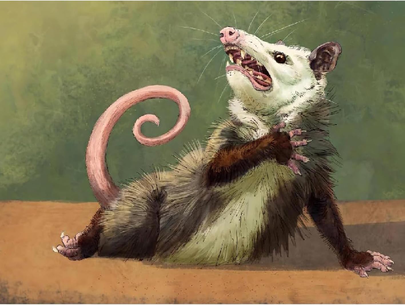Opossum Diamond Art Kits for Adults, Diamond Painting Kits for Beginner DIY