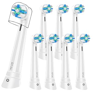 8PACK Replacement Toothbrush Heads Compatible with Oral B iO Series 2 3 4 5 6 7 8 9