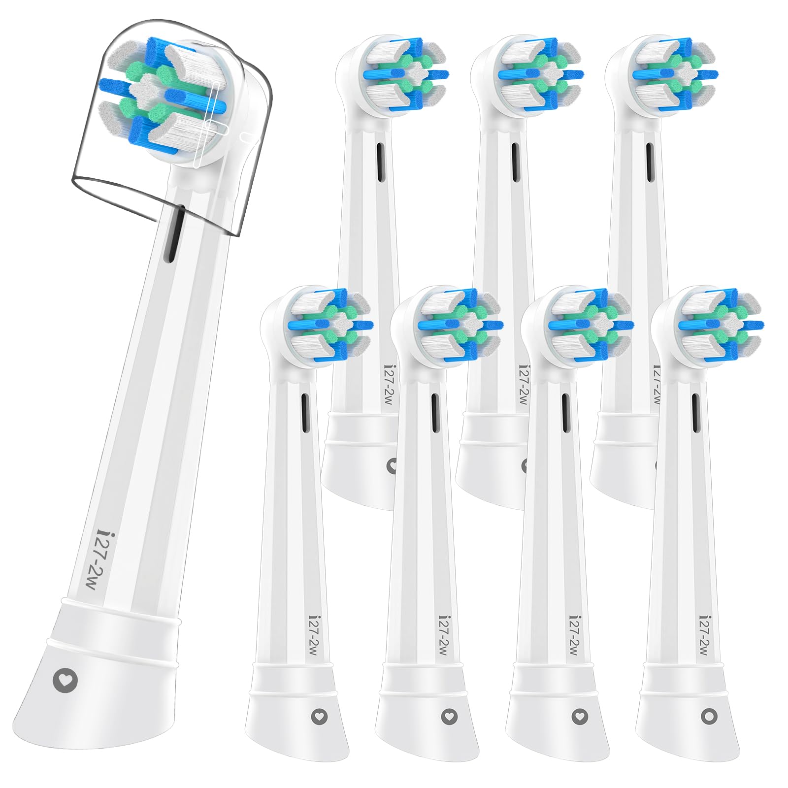 8PACK Replacement Toothbrush Heads Compatible with Oral B iO Series 2 3 4 5 6 7 8 9