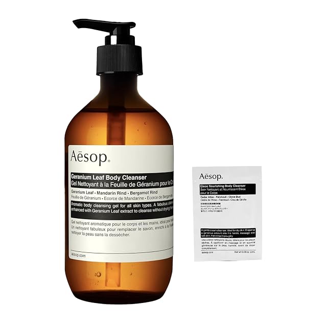 Aesop Geranium Leaf Body Cleanser For All Skin Types To Cleanse Without Drying Out Geranium Leaf Mandarin Rind