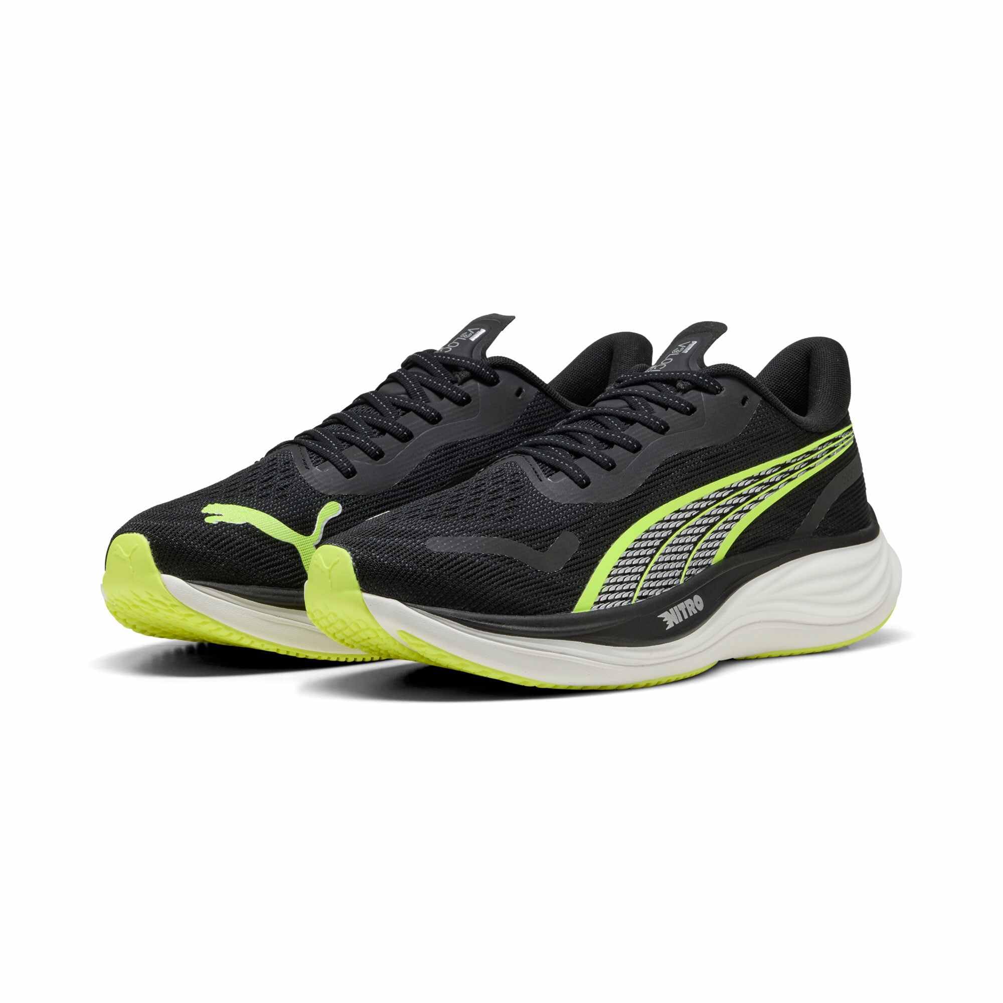 Puma Velocity Nitro 3 Zapatillas para Correr Zapatilla Neutral Hombres puma Black-Yellow Alert
