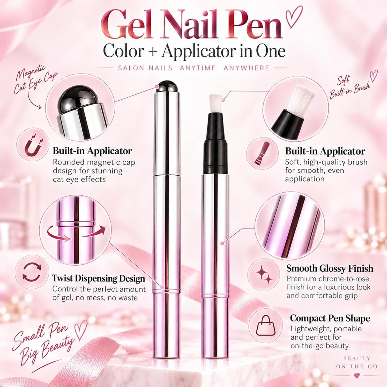 Set de salón de bolsillo, Herramienta Gel Polish (5 Color Set)