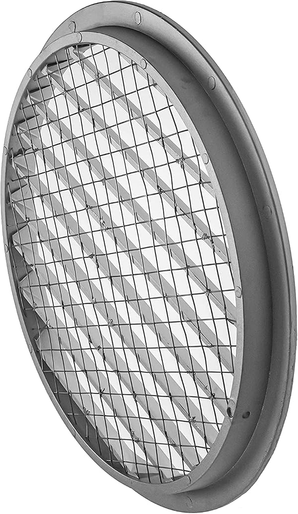 Repa Market 12.5 Inch (Vent Opening Size) Heavy-Duty Aluminum Alloy Gable Vent - Air Vent Covers with Mesh Screen - Cold Air Intake, Register Vent Cover for HVAC - Outdoor Air Return Grille by Repa Market - Used condition - Image 9