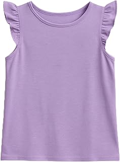 LC واكيكي توب كات سادة برقبة دائرية ضيقة للبنات