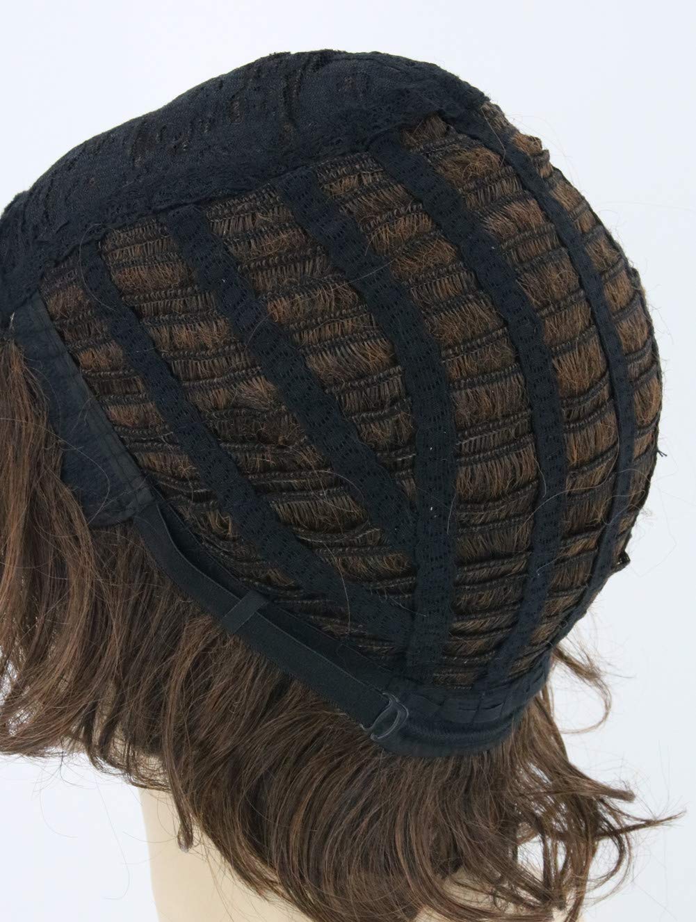 Topcosplay Mens Wigs Brown Short Cosplay Wig Wavy Fluffy Style Layered Halloween Costume Wigs - Image 6