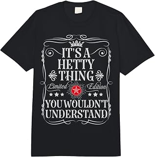 Hetty Name Its A Hetty Thing You Wouldn't Understand Comfort Colors Adult Heavyweight T-Shirt