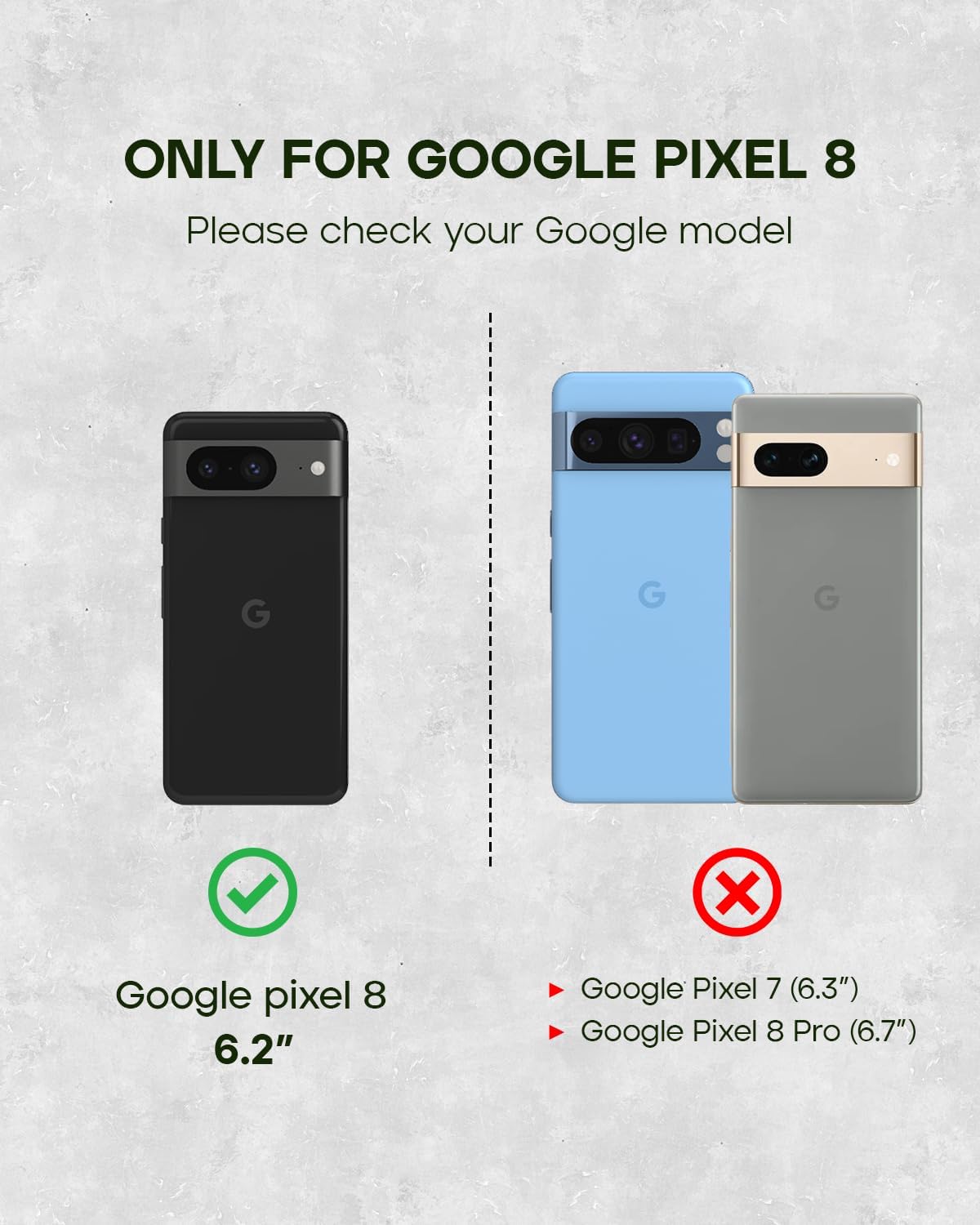 Porter Riley - Leather Case for Google Pixel 8. Premium Genuine Leather Stand Case/Wallet/Cover (Tan)