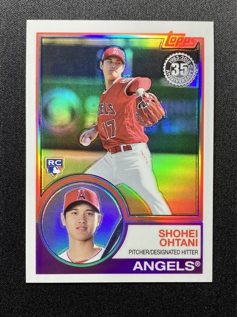 2018 Topps Chrome 大谷翔平 ルーキー ピッチング リフラクター #150