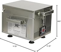 Vista 6 de Solaire SOL-IR8A Anywhere Mini Parrilla de gas propano infrarrojo personal, acero inoxidable