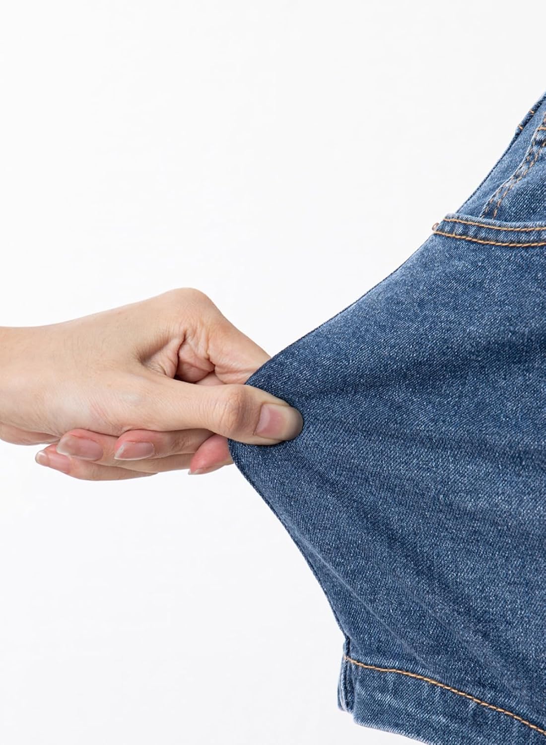 Sidefeel Skorts for Woman High Waisted Jean Skort Wrap Stretchy Asymmetrical Skorts - Image 7