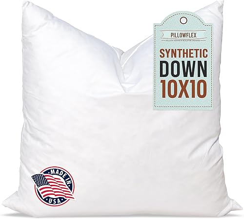 Pillowflex - Relleno de almohada, almohada de 12 x 40 pulgadas, de relleno alternativo sintético, ultrasuave, grande, rectangular, corporal, para