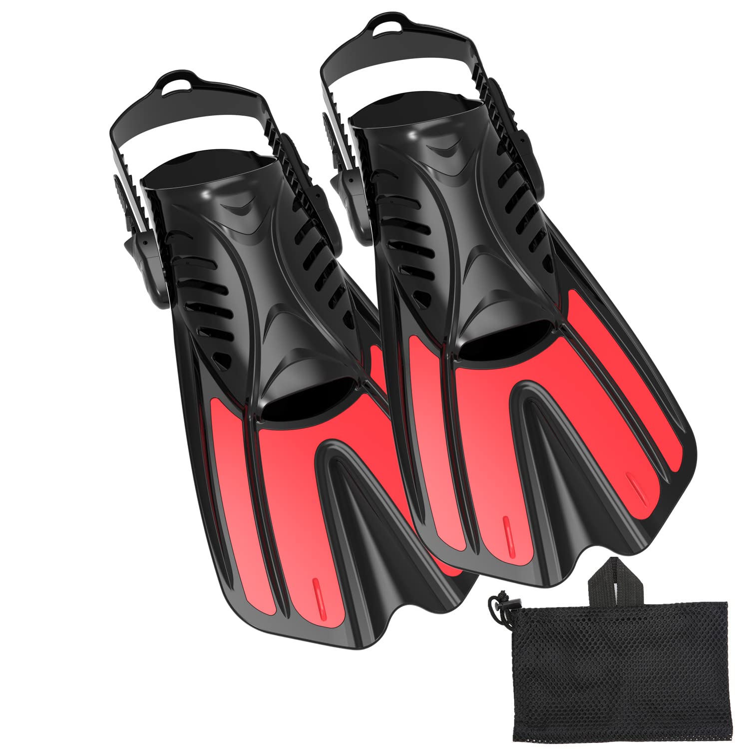 Diving fins Snorkeling Gear for Adults Snorkel fins ?Swim fins Open, Adjustable, Men, Women, Children, Swim Flippers