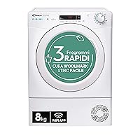 Candy Smart Pro CSOE H8A2DE-S Asciugatrice a Pompa di Calore, 8 kg