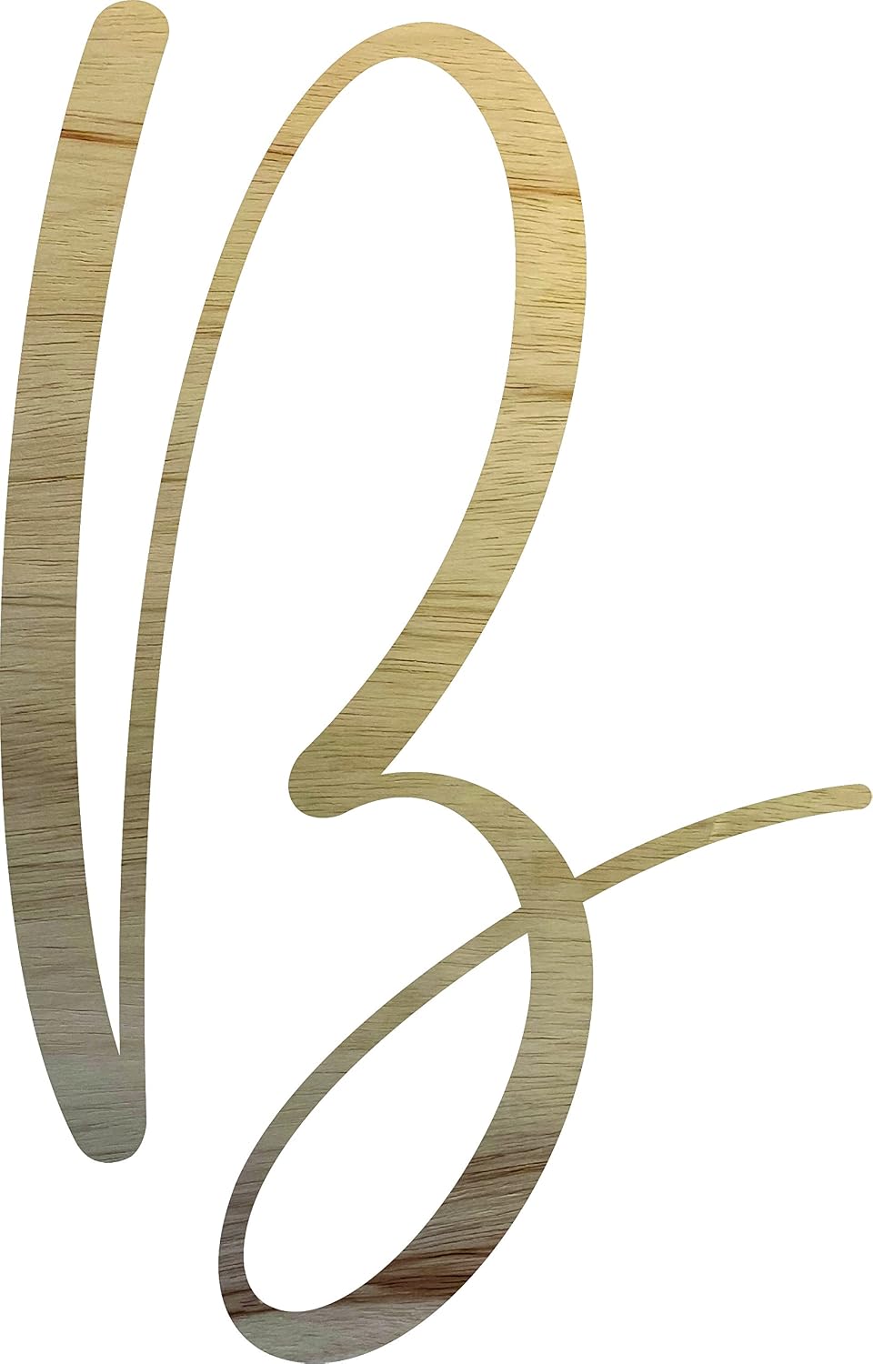 Wooden Letter 6" Blank A Buttery Honey Font