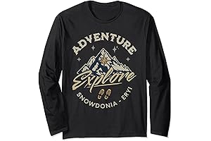 Snowdonia Eryi Mountains Wales Walking Hiking Climbing T-Shirt