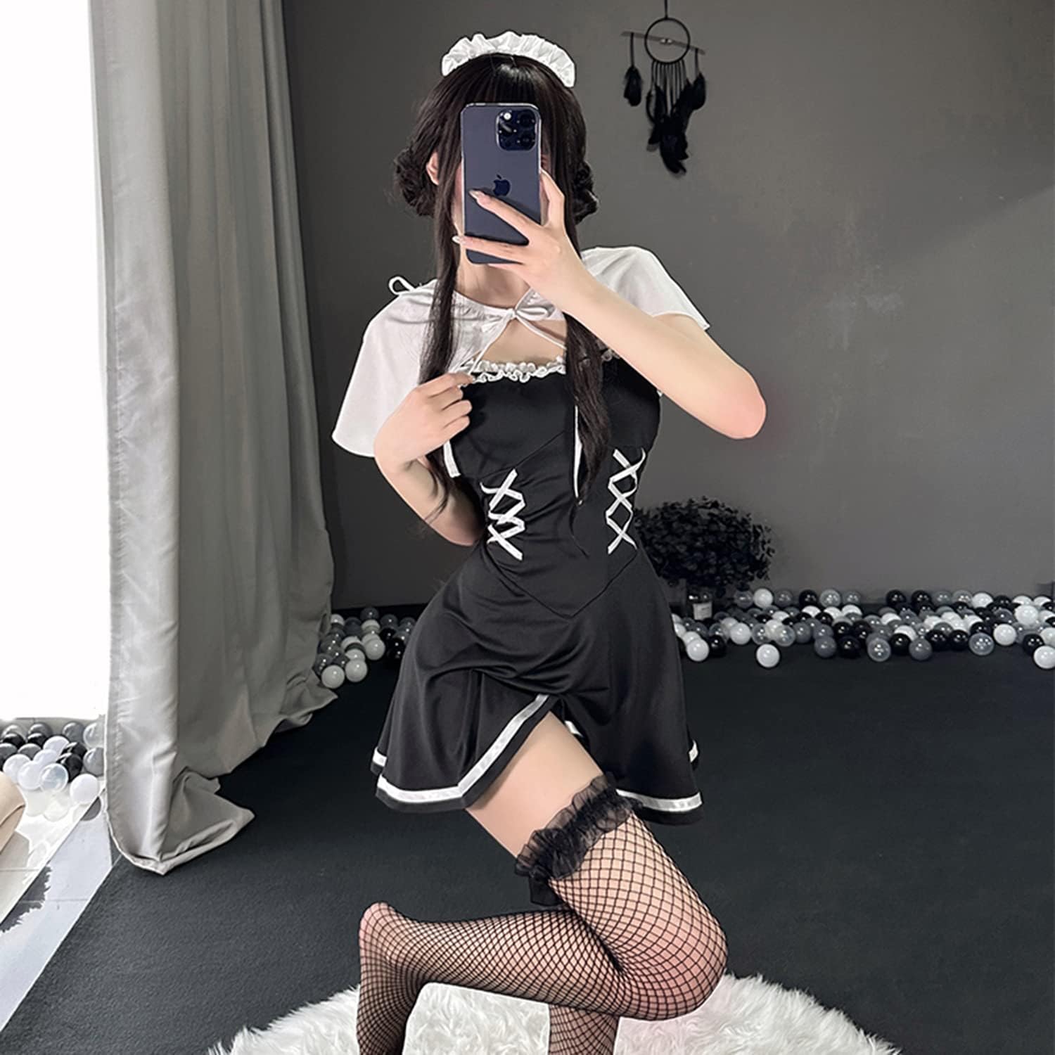 AGJGFM Japanese female sexy and cute anime maid lingerie and lingerie set sexy Cosplay costumes