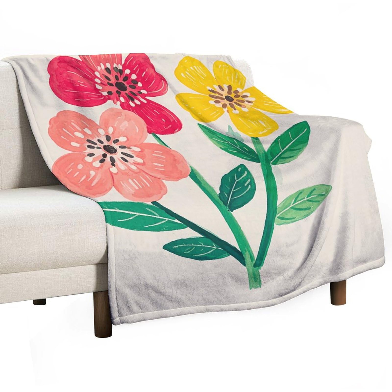 Couverture en molleton douce 127x152 cm pour des soirées cocooning sur votre canapé