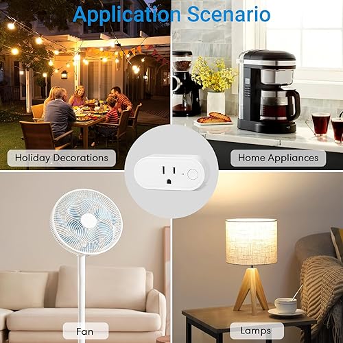 Miniatura 7 de LoraTap Adaptador de enchufe de control remoto con control remoto interruptor inalámbrico de rango de 656 pies para luces y electrodomésticos no