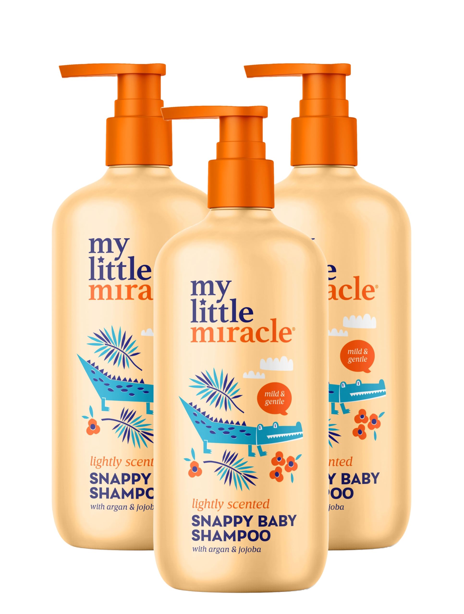 My Little Miracle Snappy Baby Shampoo, With Argan and Jojoba Oil, Gentle Formula To Prevent Irritation 500ml 3-Pack