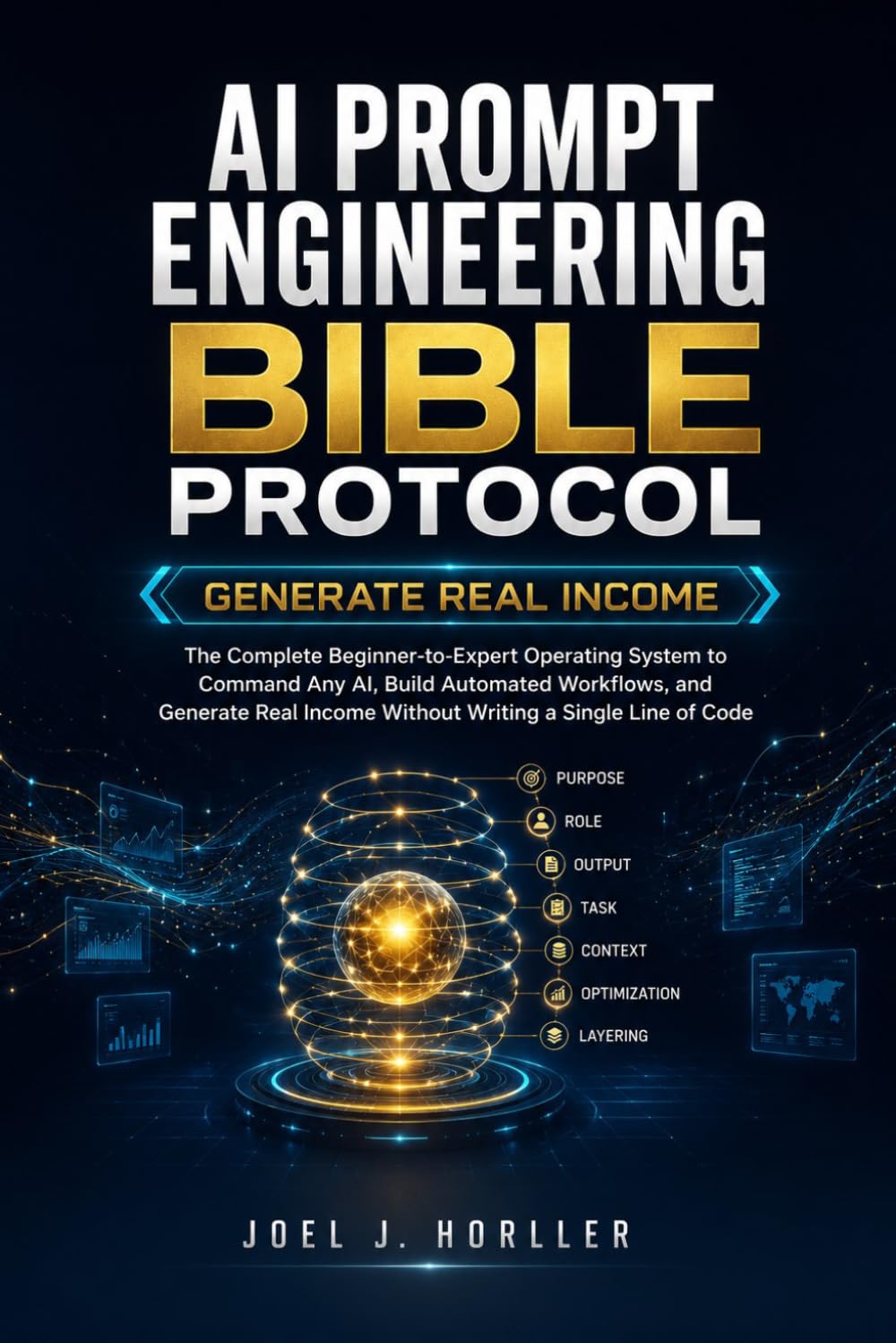 THE AI PROMPT ENGINEERING BIBLE PROTOCOL: The Complete Beginner-to-Expert Operating System to Command Any AI, Build Automated Workflows, and Generate Real Income Without Writing a Single Line of Code