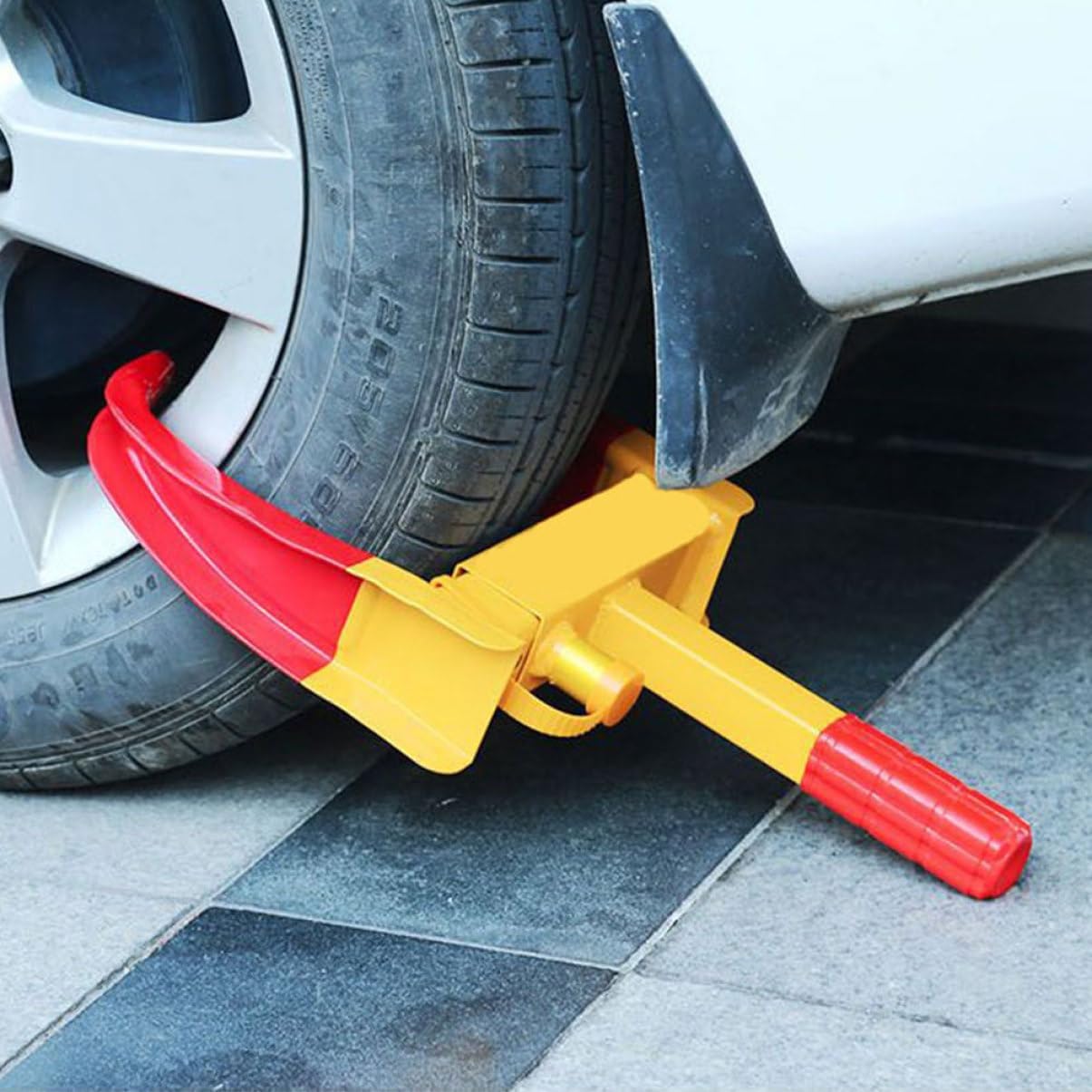 Zerodeko 9holes Car Wheel Chock Lock Car Tires Clip Theft Tyre Lock Security Accessories High-Strength Steel