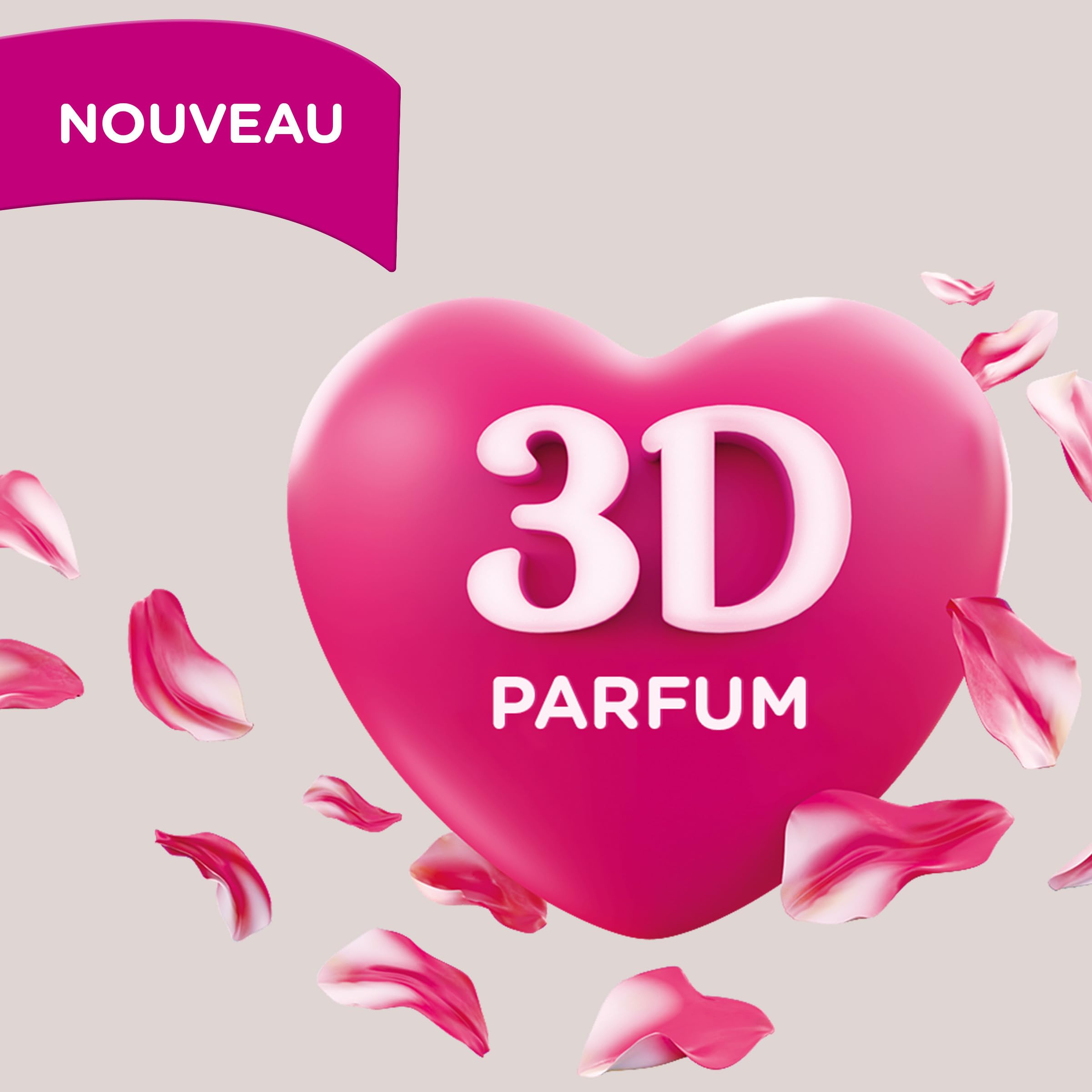 SOUPLINE - Adoucissant Concentré Ultra Emotion - Noix de Coco & Fleurs Blanches - Lot de 6 x 1,8L