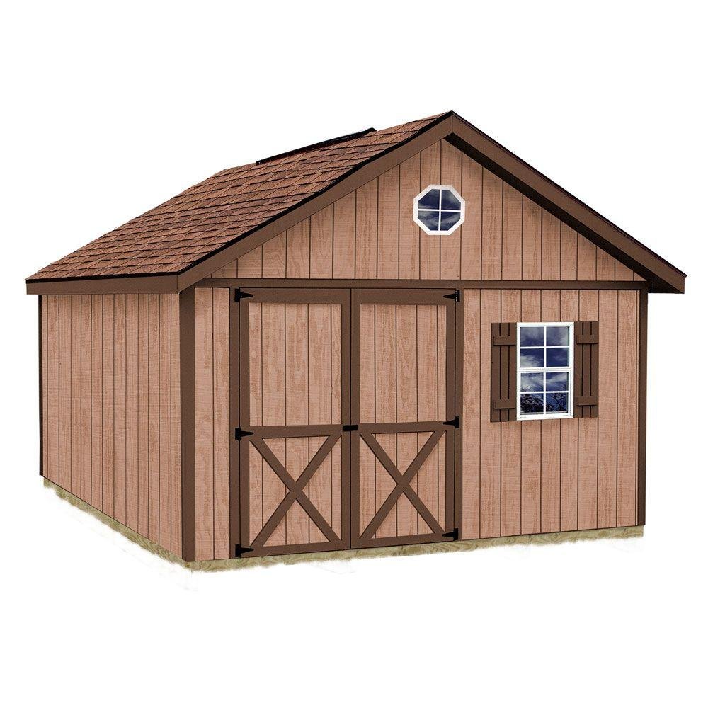 Best Barns Brandon 12 ft. x 12 ft. Wood Storage Shed Kit Brandon_1212