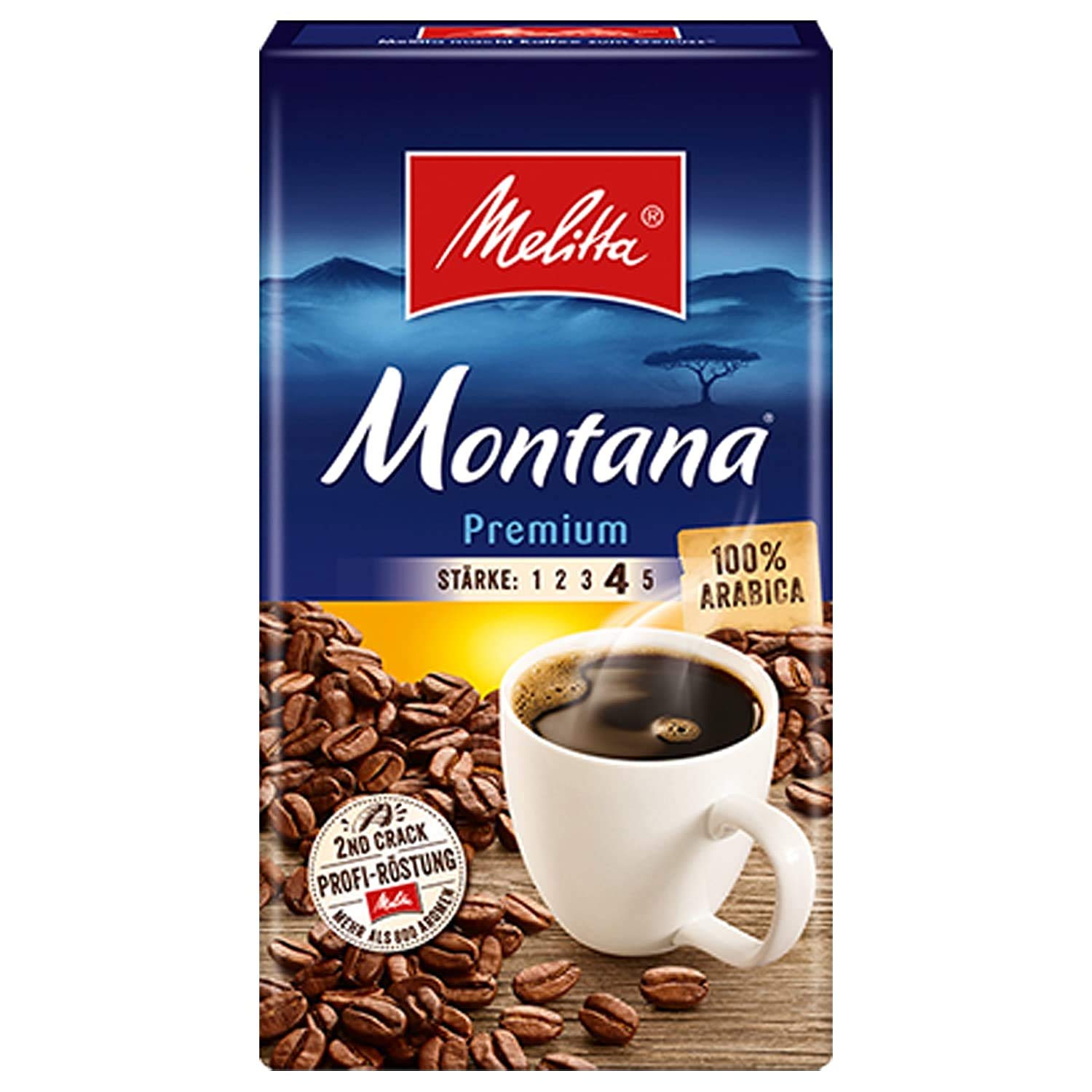 Melitta MONTANA Premium Filterkaffee 9x 500g (4500g) - Melitta Café gemahlen