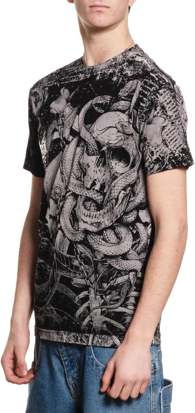 Affliction Men's Core Graphic T-Shirt, Short Sleeve Crew Neck Y2K - Image 3