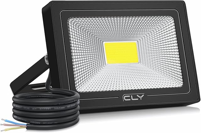CLY 35W LED Floodlight,3000 Lumen IP66 Waterproof Security Lights, Upgrade 30W Flood Lights LED 3000LM Outdoor Light,6500K Daylight White Wall Light for Garden, Warehouse, Parking Lot, Yard