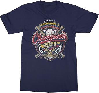 Venezuela Champions 2026 World Baseball Fans Unisex T-Shirt