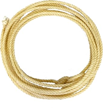 Kids Lariat Pro Lasso Rope, 5/16" x 25 - Waxed Nylon Cowboy Rope for Children, Genuine Honda Knit, Cowboy & Cowgirl Rope, Feels Like a Professionals Lariat