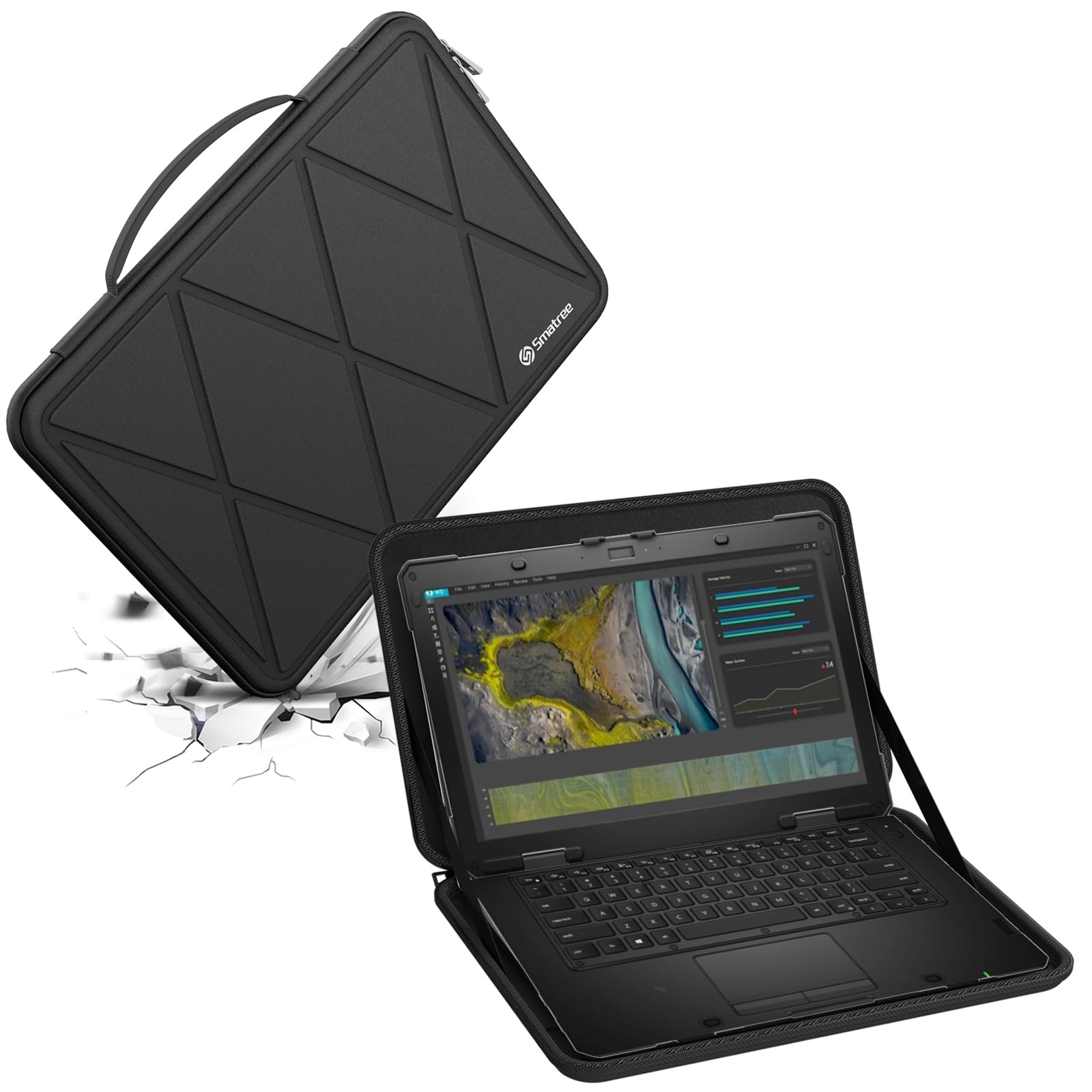 Smatree M68 Twardy pokrowiec ochronny na laptopa 35.6 cm, kompatybilny z HP OmniBook 3 Next Gen AI 14, HP Laptop 14t/14z/14, dla DELL Pro Rugged 14/Latitude 5430 Rugged (X8260)