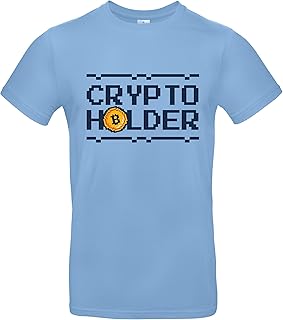 Crypto Holder Bitcoin męska koszulka kryptowaluta