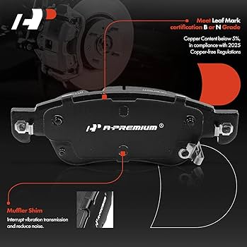 Amazon.com: A-Premium 13 inch (330mm) Front Drilled and