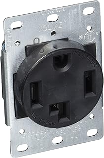 Leviton 4-Wire, 30-Amp, 250V Flush Mount Dryer Receptacle, 278-S00