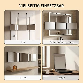 360 Degree Mirror - Folding Mirror 3 Way Mirror - Hair Cutting Mirror