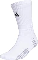 adidas Unisex Select Basketball Socks (1 Pair) - Climacool Cooling, 360° Cushioning, Multiple Heights