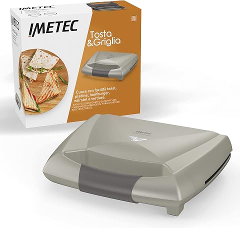Imetec Tosta&Griglia – Tostiera elettrica 800W