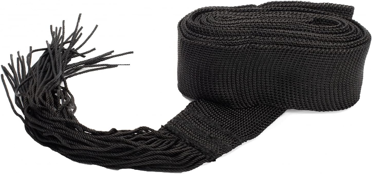 SUPER STAM Gartel Chagura Ritual praying Flat Belt Black 18 strings (#18)