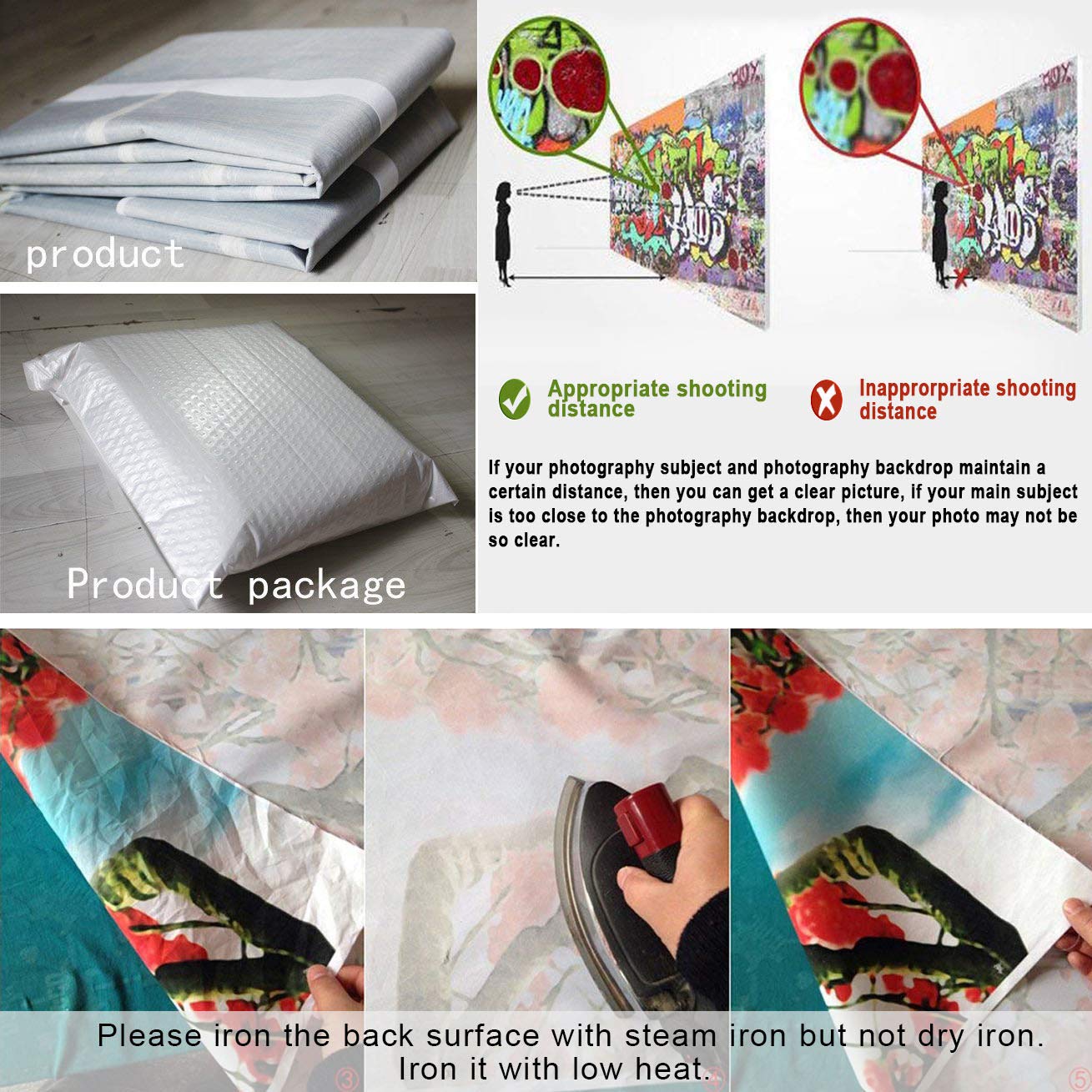 Fotohintergrund Frühstück Mit Blauer Schleife - Perfekt Für Geburtstag, Hochzeit & Party | 1,5x1m Vinyl | Glitzer-Diamantschleifen